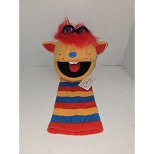 The Puppet Company Humphrey Striped Monster Hand Puppet Plush Knit Toy